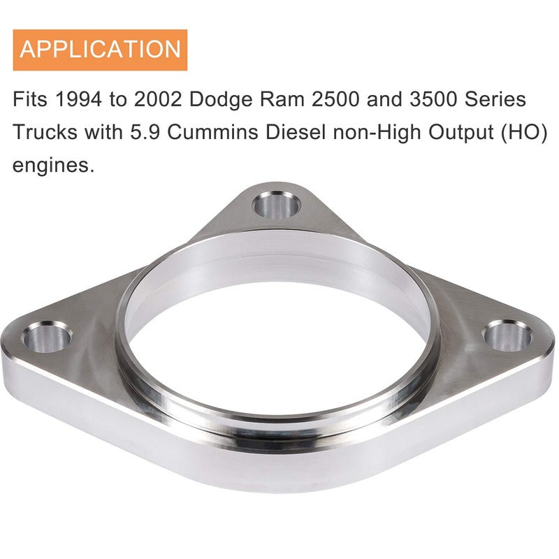 Camoo NV4500 NV5600 Starter Spacer Kit with Bolts 5 Speed Compatible with Dodge RAM 2500 3500 5.9L Cummins 1994-2002 - Image 3